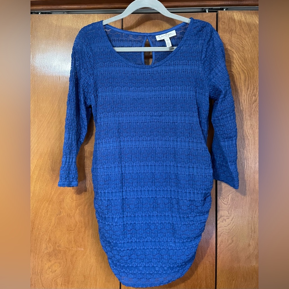 Jessica Simpson Elegant Blue Textured Top